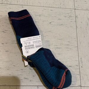 Smartwool Navy and Orange Athletic Socks